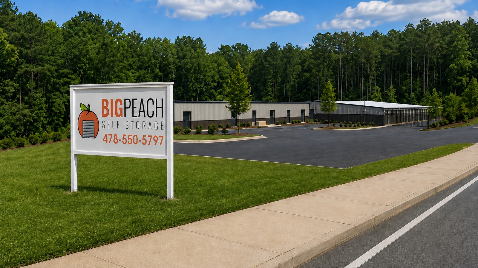 Big Peach Self Storage facility