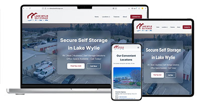 Lake Wylie Self Storage Website Redesign